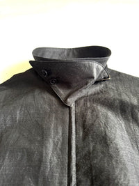 HAVERSACK 872602 (Silk Wool Typewriter Zip Blouson) CHARCOAL