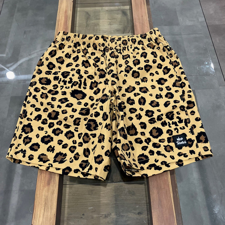WILD THINGS / PRINT BASE SHORTS プリントベースショーツ LEOPARD