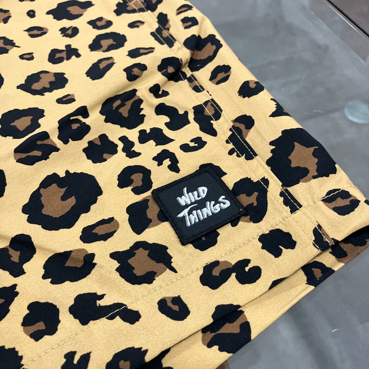 WILD THINGS / PRINT BASE SHORTS プリントベースショーツ LEOPARD