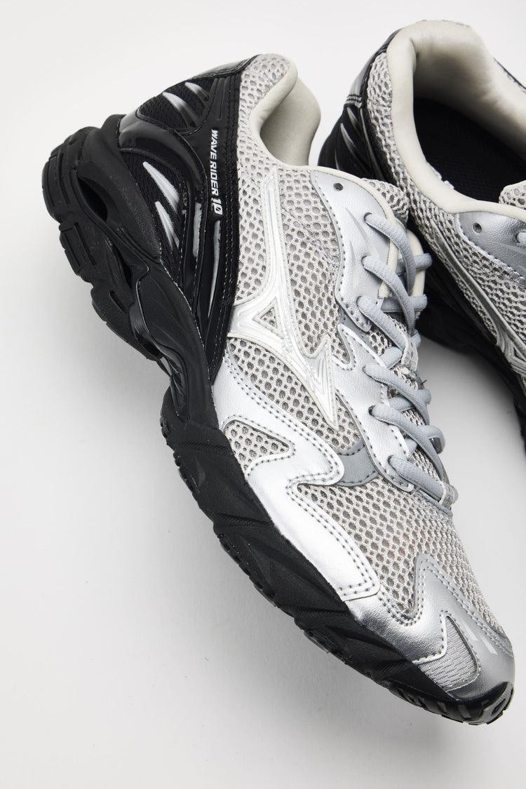 MIZUNO  WAVE RIDER 10 HARBOR MIST / SILVER / BLACK