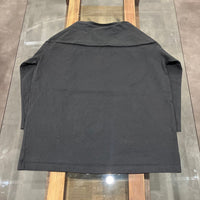WALLA WALLA SPORT/ 9oz 3/4 FOOTBALL TEE USED BLACK 