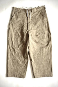 HAVERSACK   862622  高密度ツイル ワイドパンツ