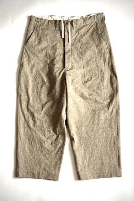 HAVERSACK   862622  高密度ツイル ワイドパンツ