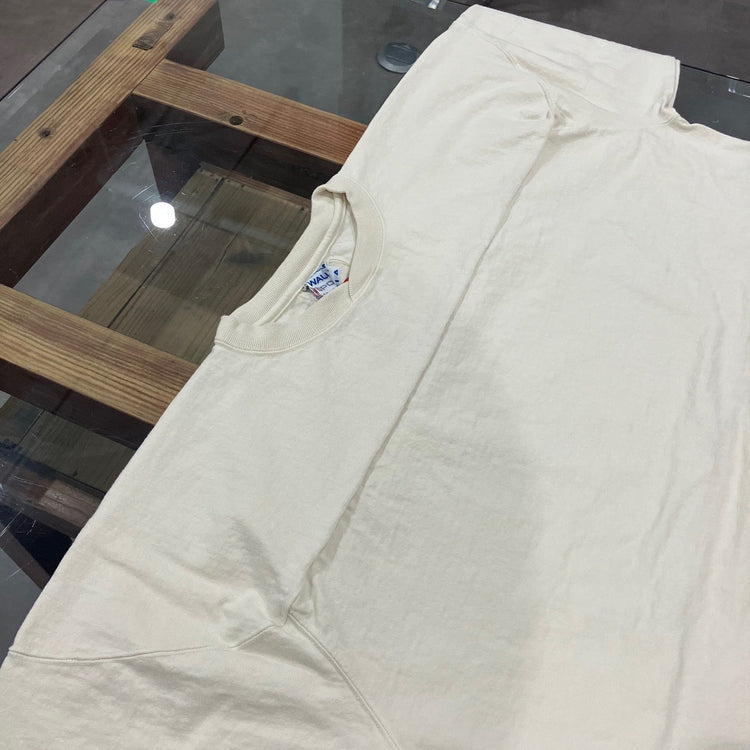 WALLA WALLA SPORT/ 9oz 3/4 FOOTBALL TEE IVORY 