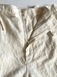 HAVERSACK 862629 (60 Linen Poplin Army Wide Pants) OFF WHITE