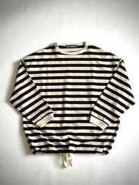 HAVERSACK 812622 (Densely woven jersey striped crew neck long-sleeve T-shirt)