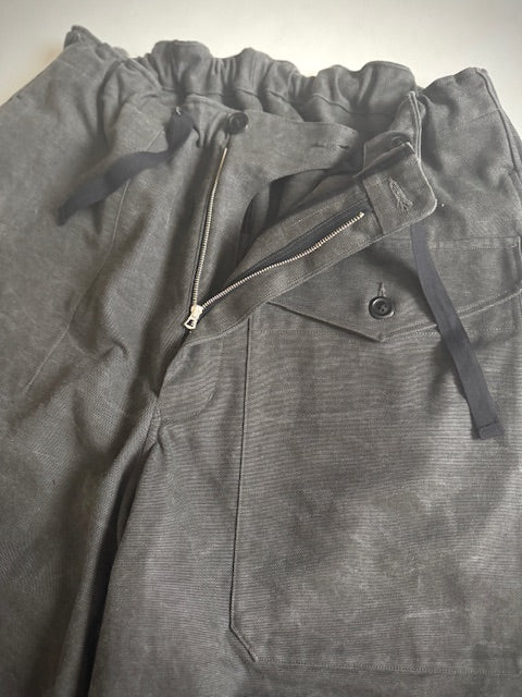 HAVERSACK   862620  ピグメントダイ コットンダック ミリタリーパンツ