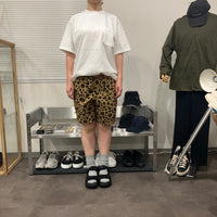 WILD THINGS / PRINT BASE SHORTS プリントベースショーツ LEOPARD