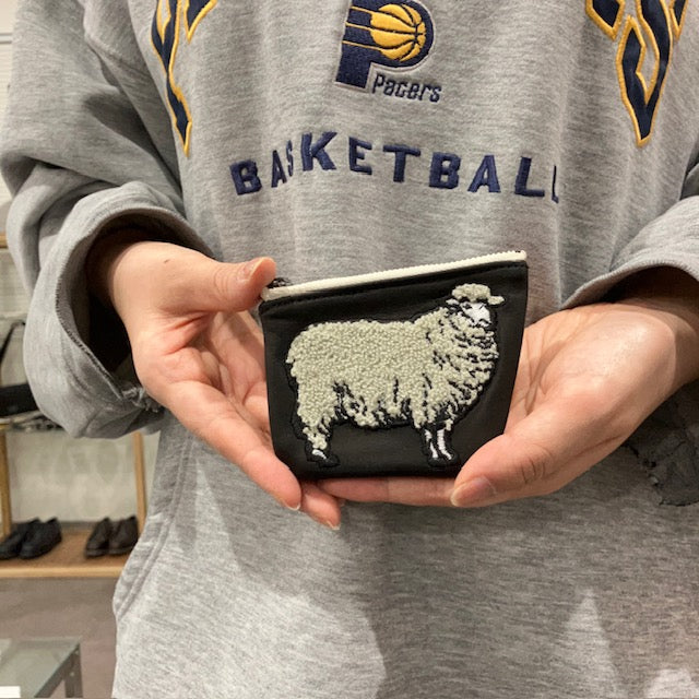 Riprap COIN PURSE "SHEEP" BLACK