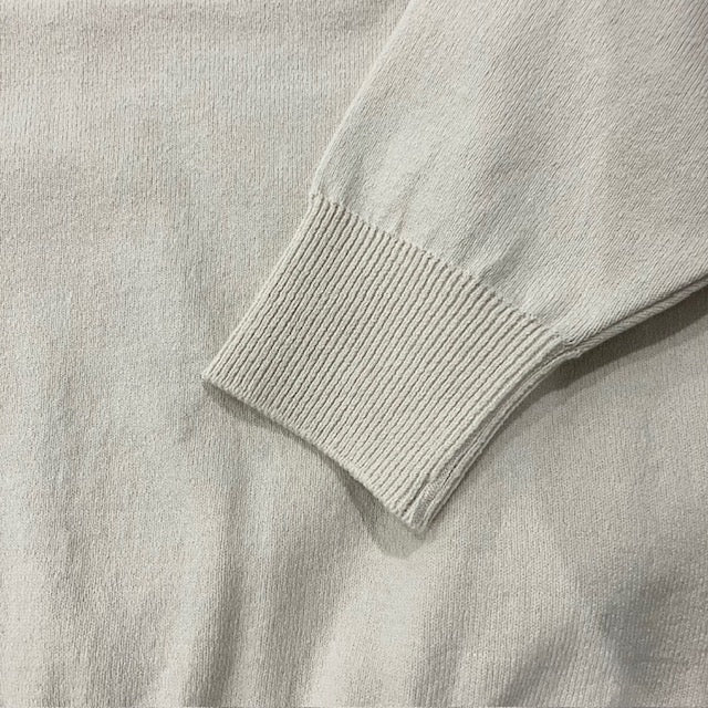 Yonetomi  / WAVE COTTON KNIT P/O 　SOLID