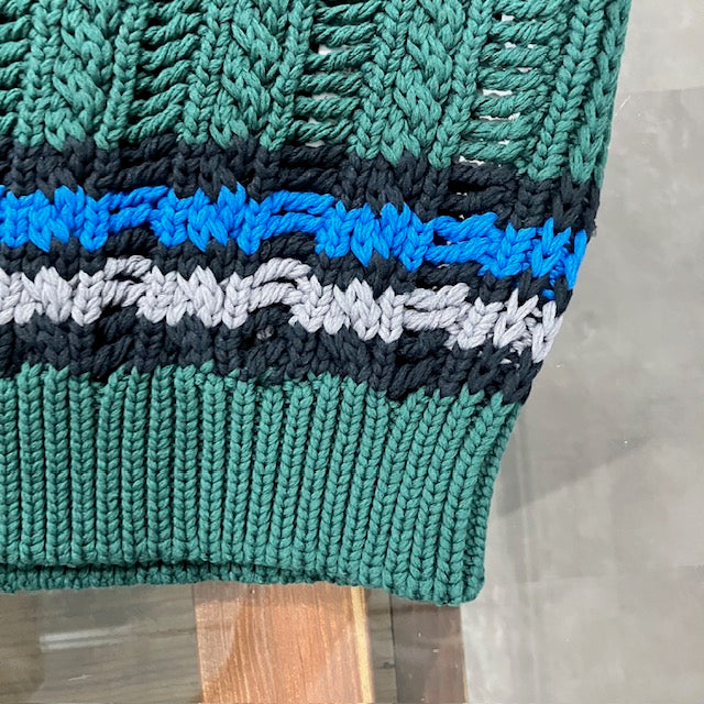 COOHEM  / SUKASHI TILDEN KNIT V/T GREEN