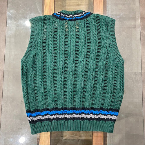 COOHEM / SUKASHI TILDEN KNIT V/T GREEN