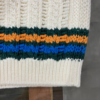 COOHEM  / SUKASHI TILDEN KNIT V/T WHITE