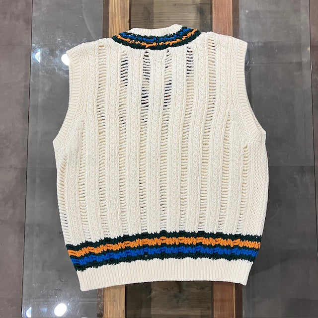 COOHEM  / SUKASHI TILDEN KNIT V/T WHITE