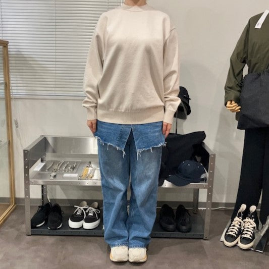 Yonetomi  / WAVE COTTON KNIT P/O 　SOLID