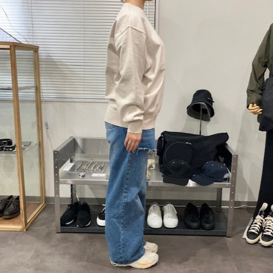 Yonetomi  / WAVE COTTON KNIT P/O 　SOLID