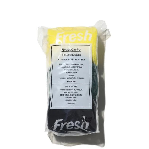 FreshService / SIGNATURE 3-PACK SOCKS