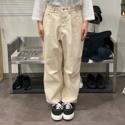 HAVERSACK /オーガニック強撚ツイル　５ポケットパンツ