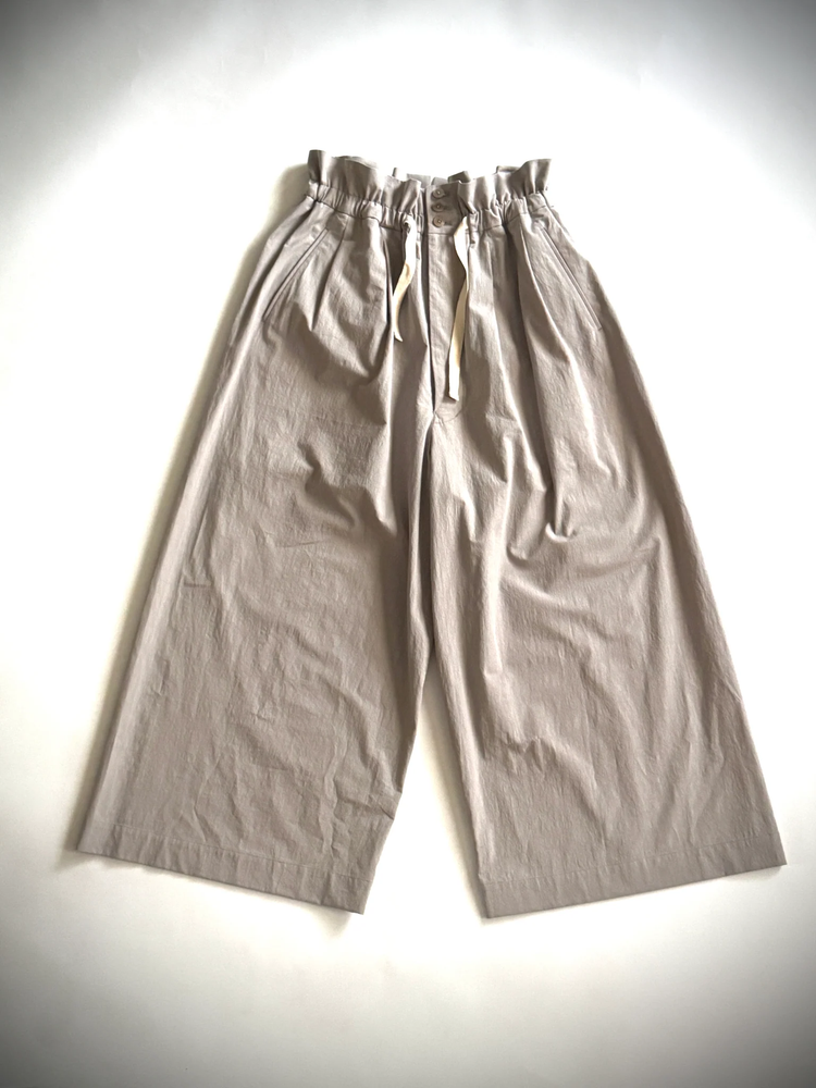 HAVERSACK Poplin Washer Seamless Wide Easy Pants 862636 BLACK