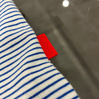 Healthknit / ナローボーダー　スリーブレス NATURAL*BLUE