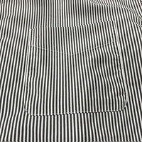 BURLAP OUTFITTER/ L/S BBSHIRT STRIPE WHT/CHARCOAL