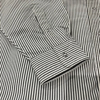 BURLAP OUTFITTER/ L/S BBSHIRT STRIPE WHT/CHARCOAL
