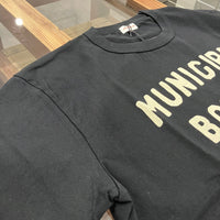 A.G.SPALDING&BROS   ARCHIVE GRAPHIC TEE MUNICIPAL BOXING CLUB BLACK