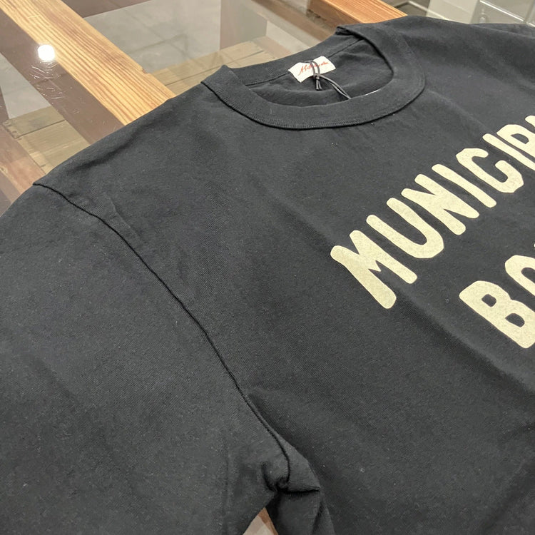 A.G.SPALDING&BROS   ARCHIVE GRAPHIC TEE MUNICIPAL BOXING CLUB BLACK