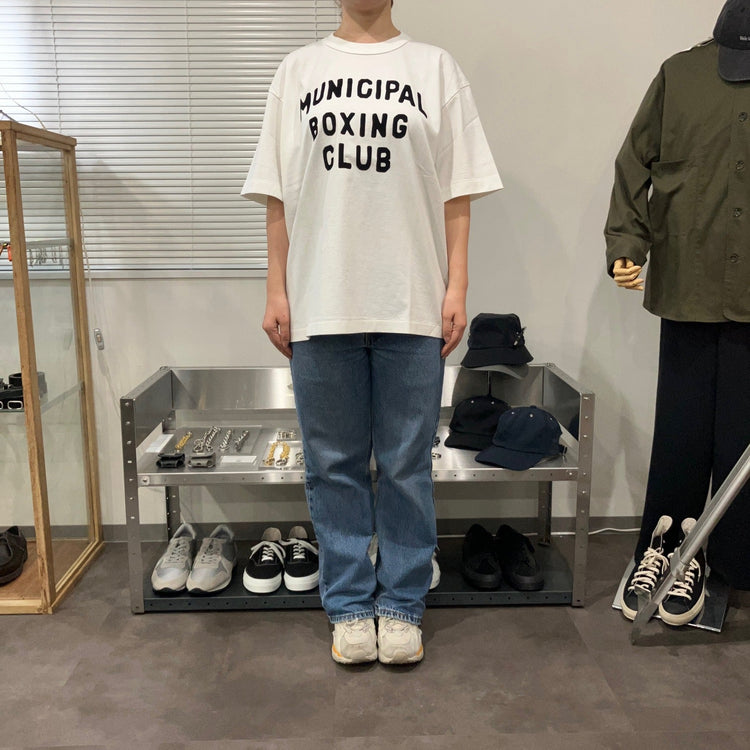 A.G.SPALDING&BROS /  ARCHIVE GRAPHIC TEE MUNICIPAL BOXING CLUB L.GRAY