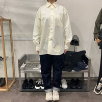 BURLAP OUTFITTER/  L/S B.B.SHIRT OFF WHITE