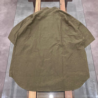 HAVERSACK / C/Lタイプライター　バンドカラーシャツ KHAKI