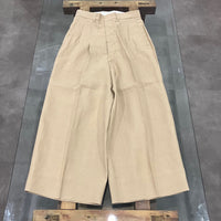 HAVERSACK / High-waisted 2-pleat wide-leg pants