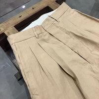 HAVERSACK / High-waisted 2-pleat wide-leg pants