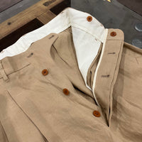 HAVERSACK / High-waisted 2-pleat wide-leg pants