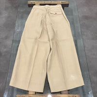 HAVERSACK / High-waisted 2-pleat wide-leg pants