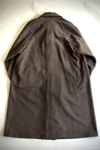 HAVERSACK  ブランケットツィードバルカラーコート 472609 BROWN