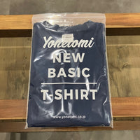 Yonetomi / NEW BASIC GARMENT DYED T-SHIRT NAVY