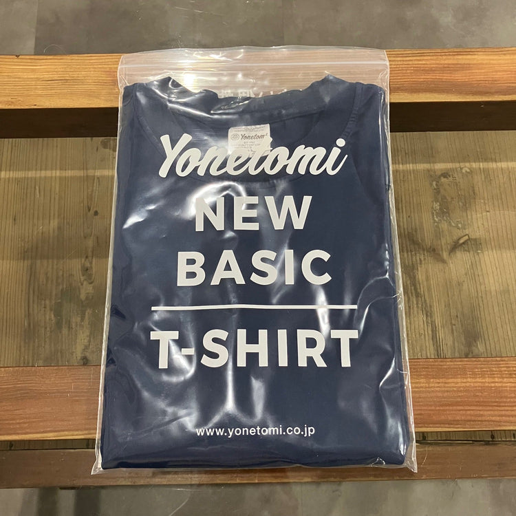 Yonetomi / NEW BASIC GARMENT DYED T-SHIRT NAVY