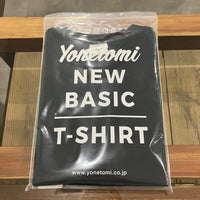 Yonetomi  NEW BASIC T-SHIRT BLACK
