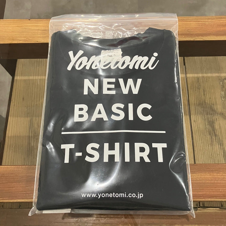 Yonetomi  NEW BASIC T-SHIRT BLACK