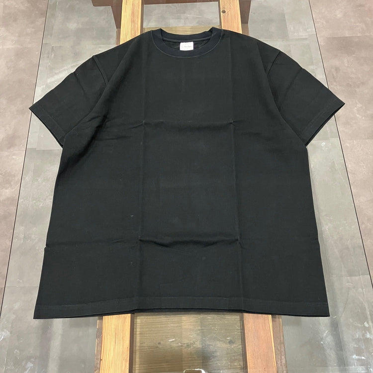 Yonetomi  NEW BASIC T-SHIRT BLACK