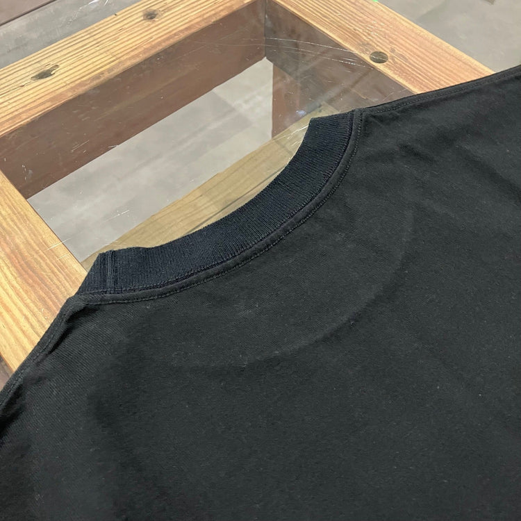 Yonetomi  NEW BASIC T-SHIRT BLACK