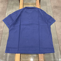 maillot / linen rich polo shirt-Tee NAVY 
