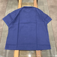 maillot / linen rich polo shirt-Tee NAVY