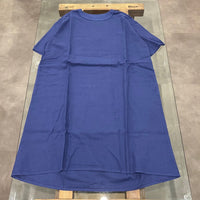 maillot / linen rich back tuck half sleeve shirt-OP 