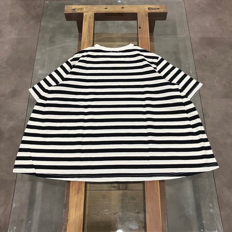 maillot / border flair s/s Tee BLACK 