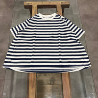 maillot / border flair s/s Tee NAVY
