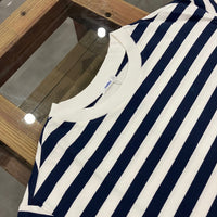 maillot / border flair s/s Tee NAVY