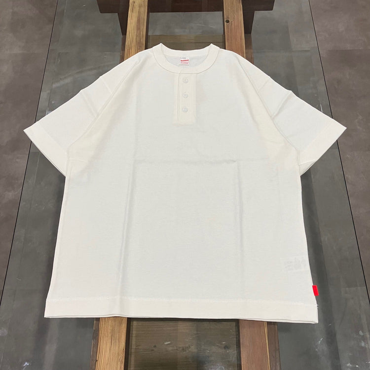 Healthknit / マックスウェイト　ヘンリーネック半袖Tシャツ