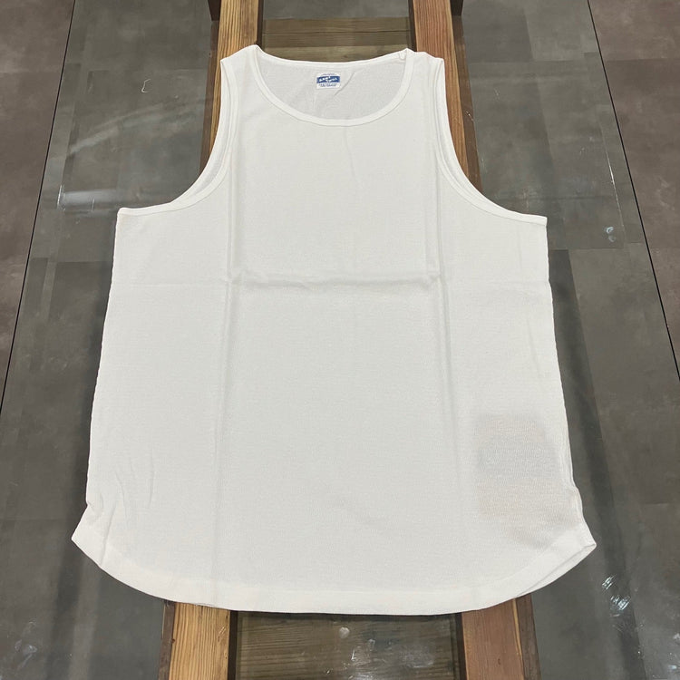 ARMY TWILL /  LIGHT HONEYCOMB TANK TOP WHITE